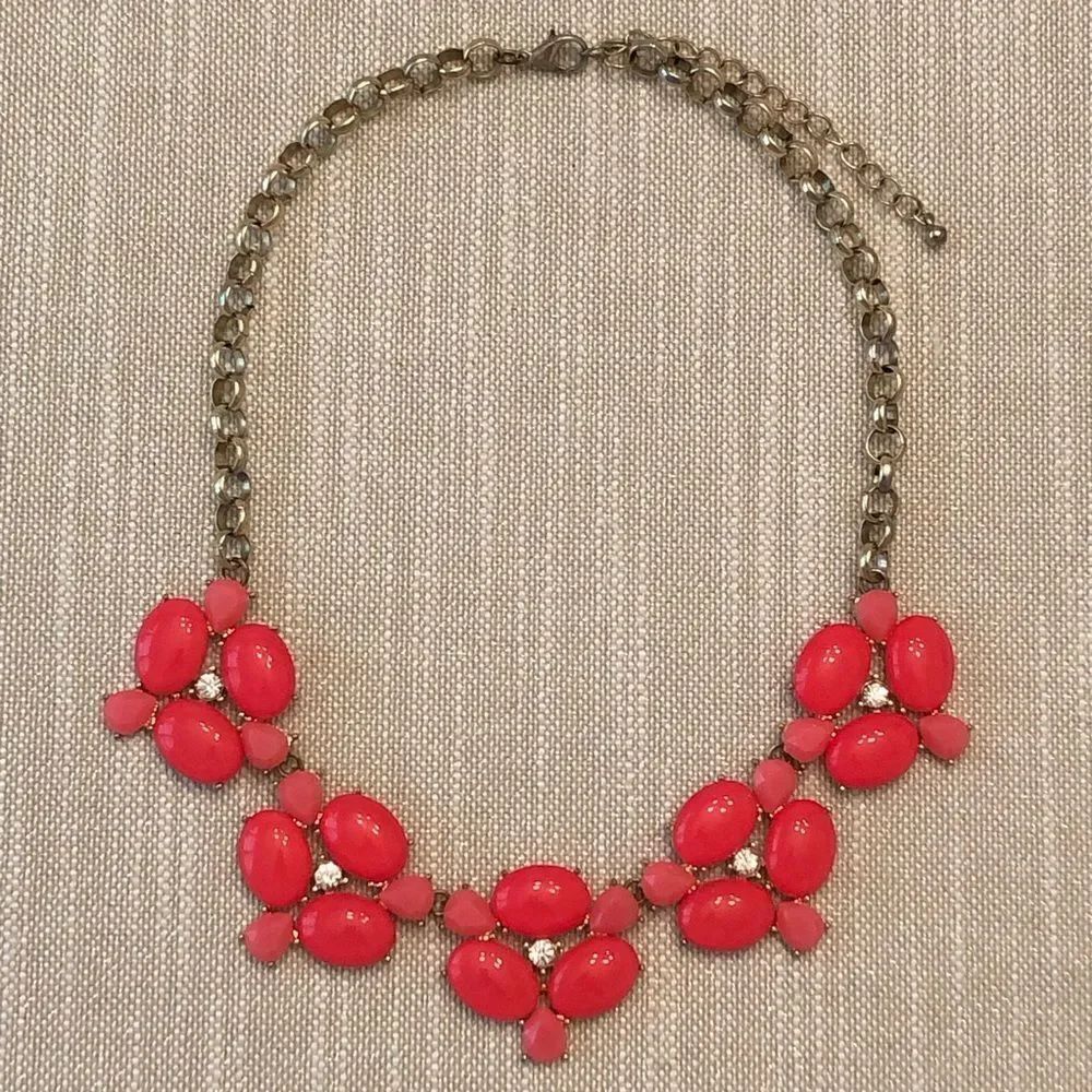 Acetate Statement Necklace | Neon Pink | 18” Adjustable
